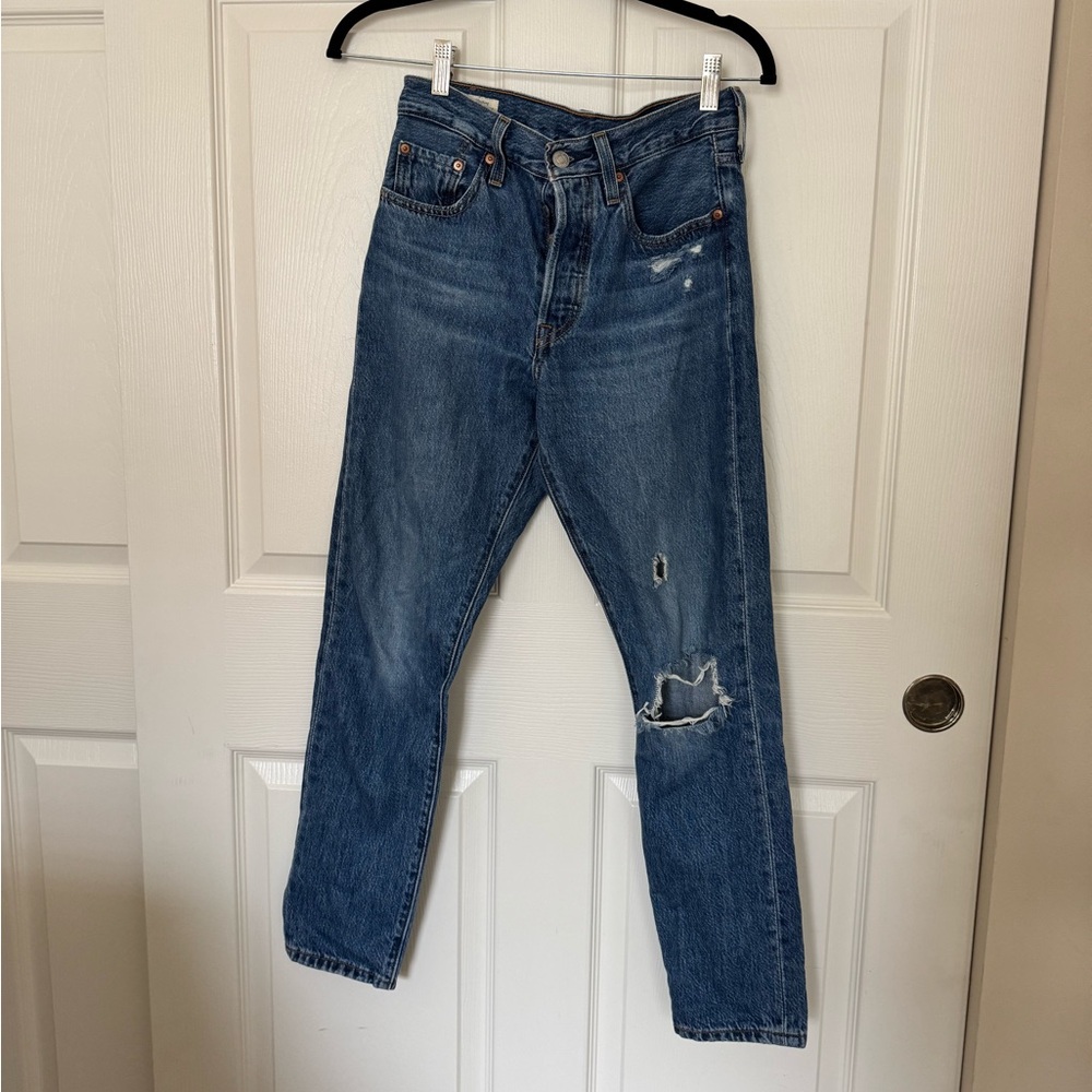 Levi's 501 Women's Blue Boot Cut Jeans